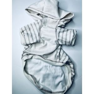 Dog Khaki Striped Outfit Clothes New